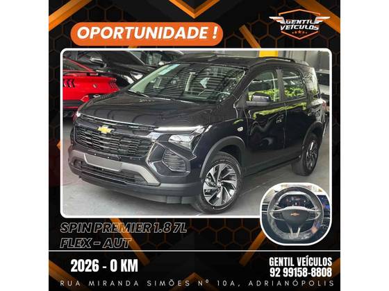 CHEVROLET SPIN 1.8 PREMIER 8V FLEX 4P AUTOMÁTICO CHEVROLET SPIN 1.8 PREMIER 8V FLEX 4P AUTOMÁTICO